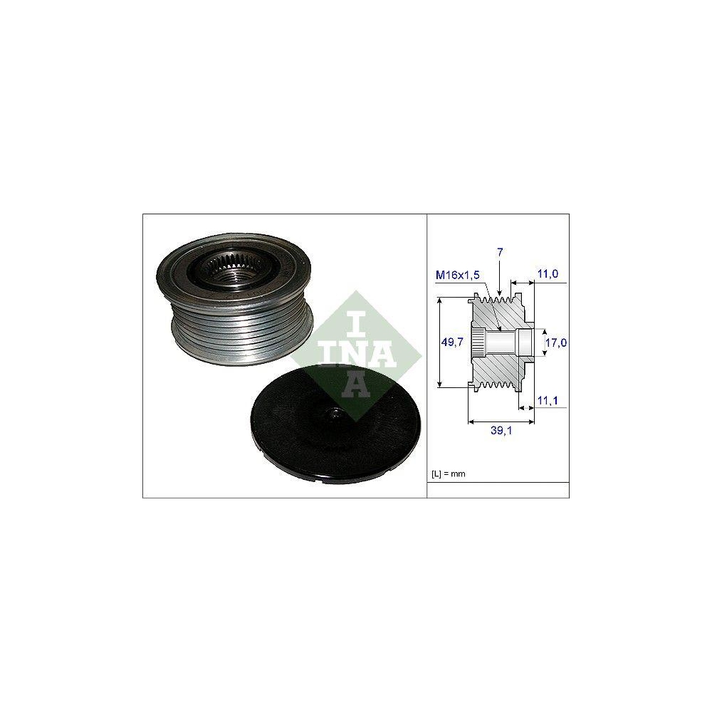 Generatorfreilauf Schaeffler INA 535 0084 10 für MERCEDES-BENZ