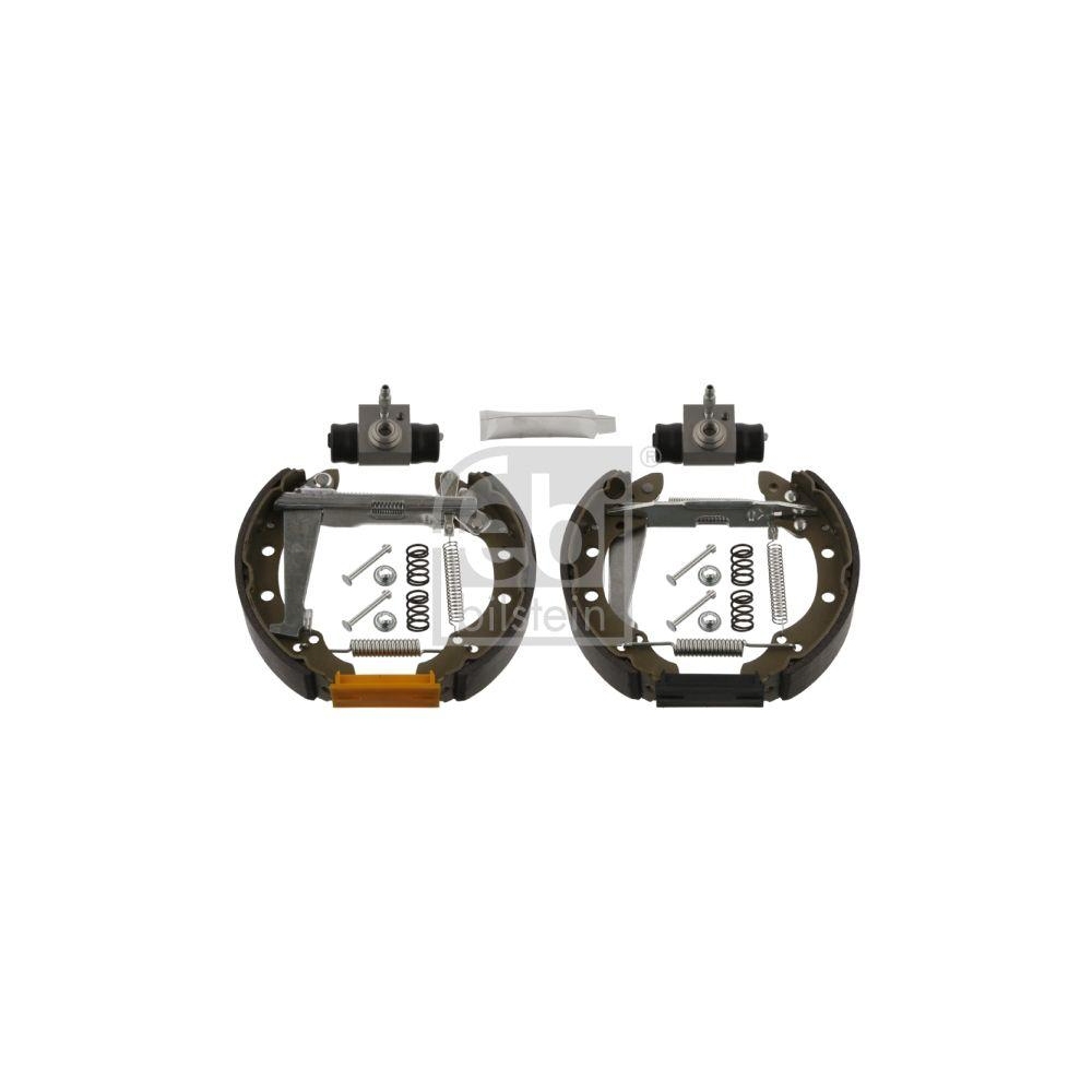 FEBI BILSTEIN Bremsbackensatz 37547 f&uuml;r AUDI SEAT SKODA VW, Hinterachse