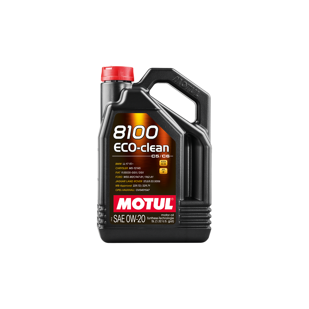 Motoröl MOTUL 110554 8100 ECO-CLEAN 0W-20 für