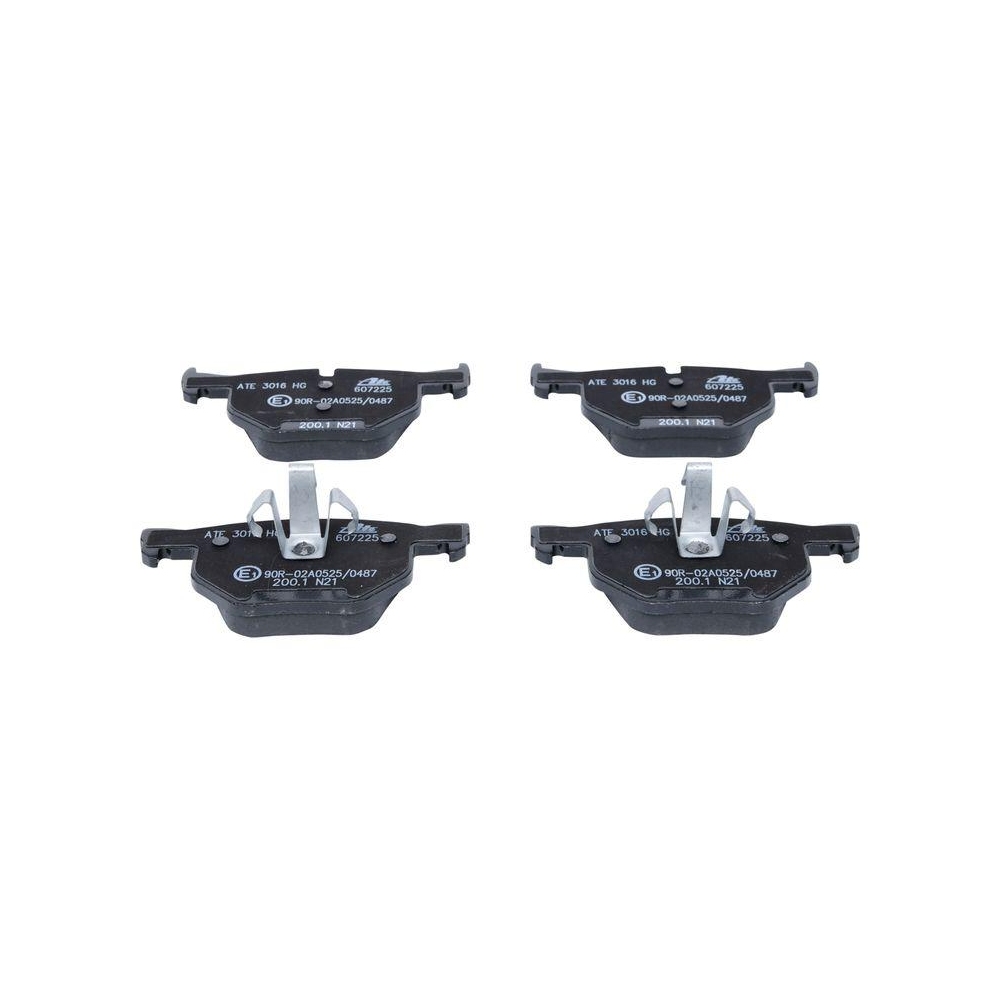 Bremsbelagsatz, Scheibenbremse ATE 13.0460-7225.2 f&uuml;r BMW, Hinterachse