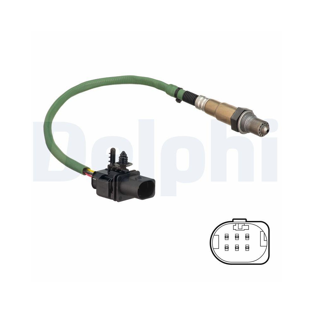 DELPHI ES21269-12B1 Lambdasonde f&uuml;r ALFA ROMEO FIAT, vor Katalysator