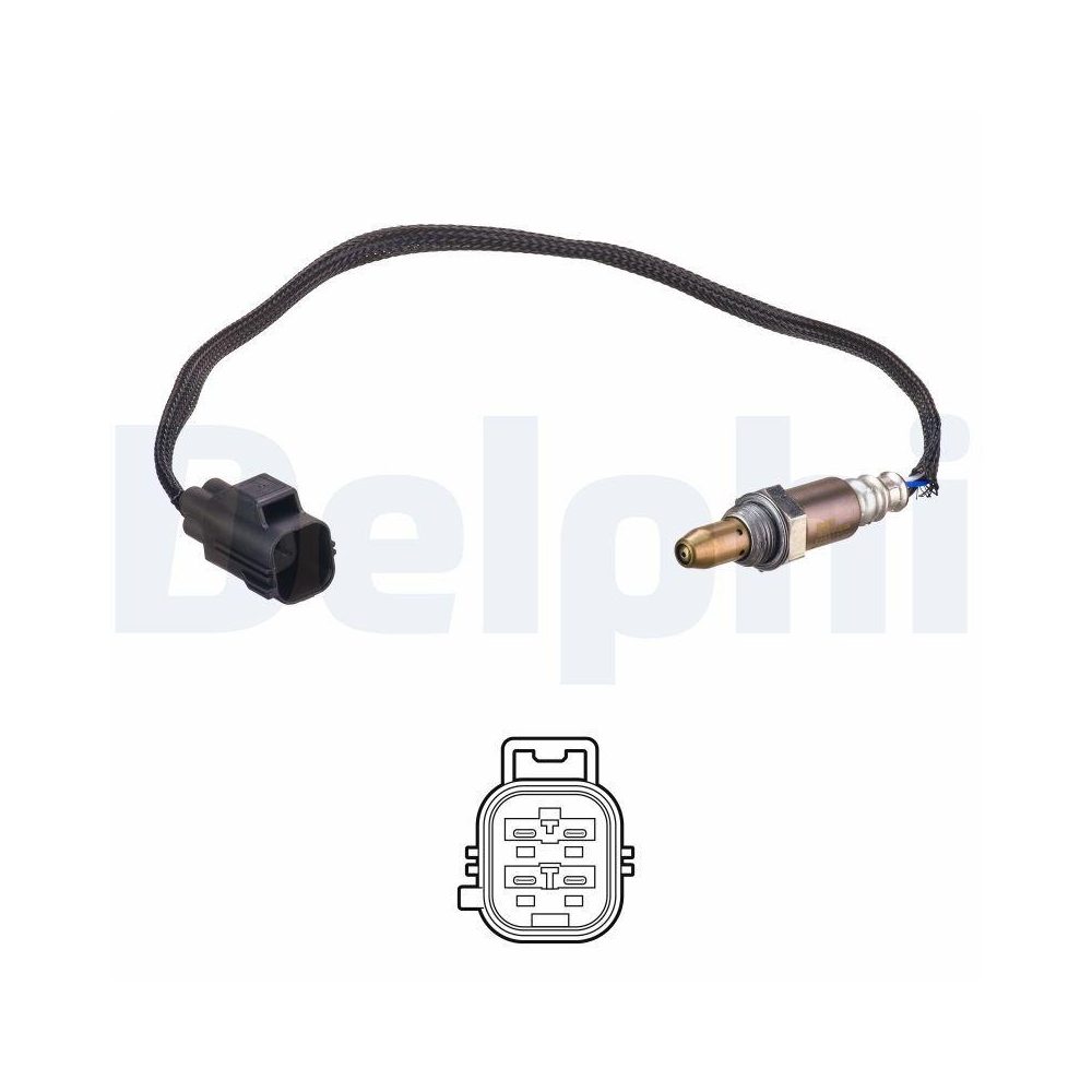 DELPHI ES21271-12B1 Lambdasonde f&uuml;r VOLVO, vor Katalysator