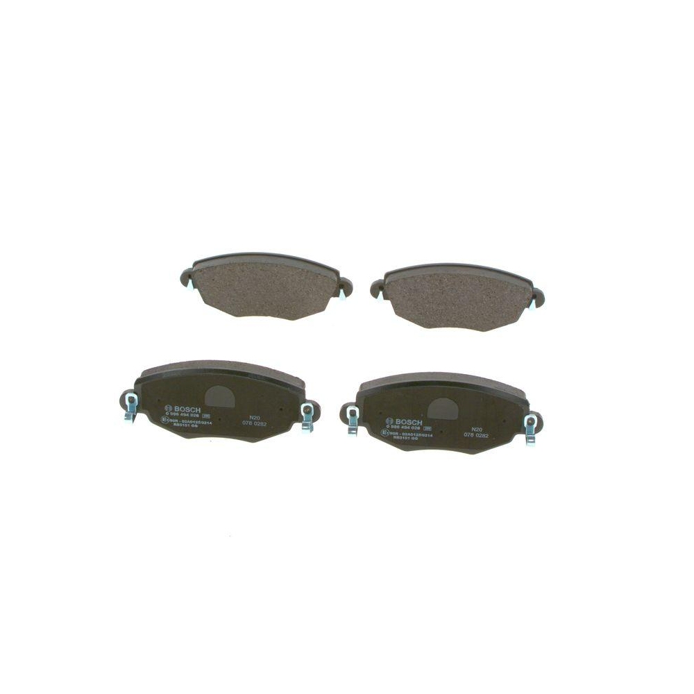 Bremsbelagsatz, Scheibenbremse BOSCH 0 986 494 026 f&uuml;r FORD JAGUAR, Vorderachse