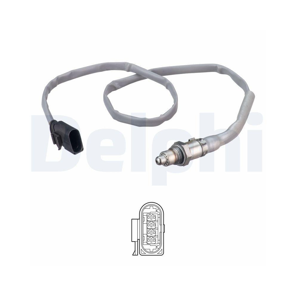 DELPHI ES21272-12B1 Lambdasonde f&uuml;r AUDI SEAT SKODA VW AUDI (FAW) VW (SVW)