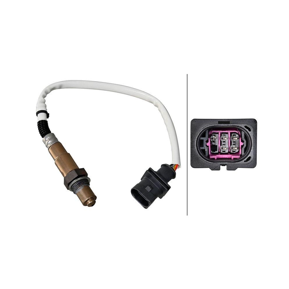 HELLA Lambdasonde 6PA 358 221-271 f&uuml;r FORD JAGUAR ROVER LAND ROVER, links, oben