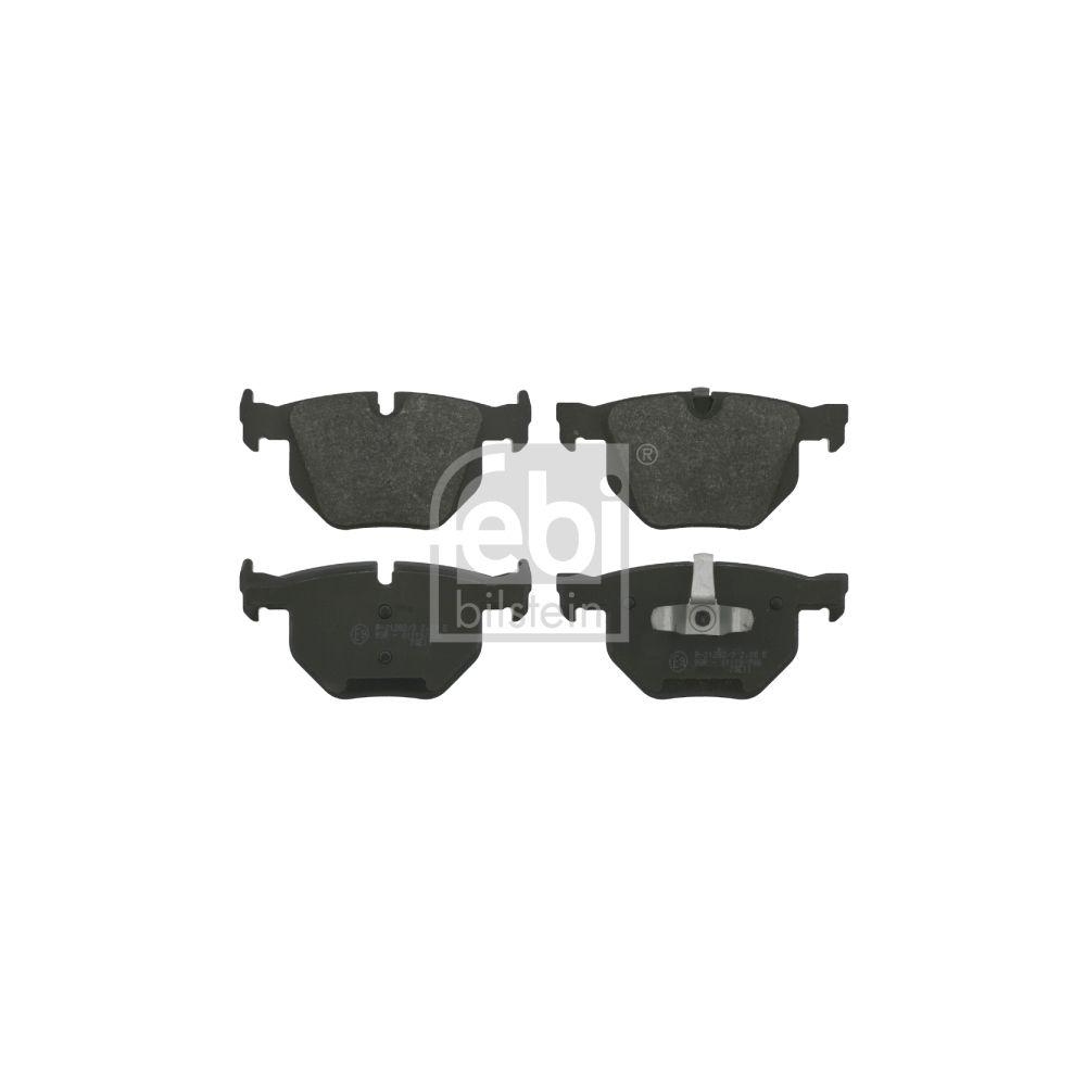 FEBI BILSTEIN Bremsbelagsatz, Scheibenbremse 16587 f&uuml;r BMW, Hinterachse