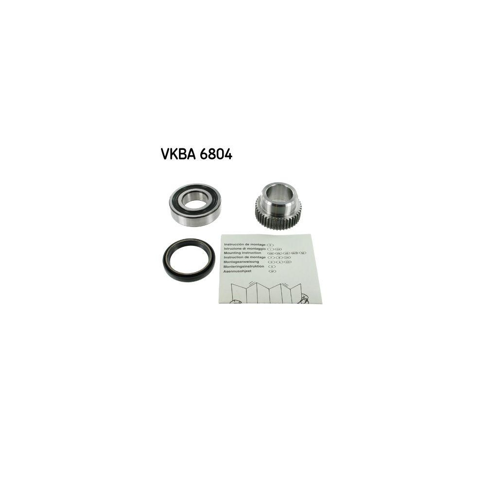 Radlagersatz SKF VKBA 6804 f&uuml;r MITSUBISHI SUZUKI, Hinterachse