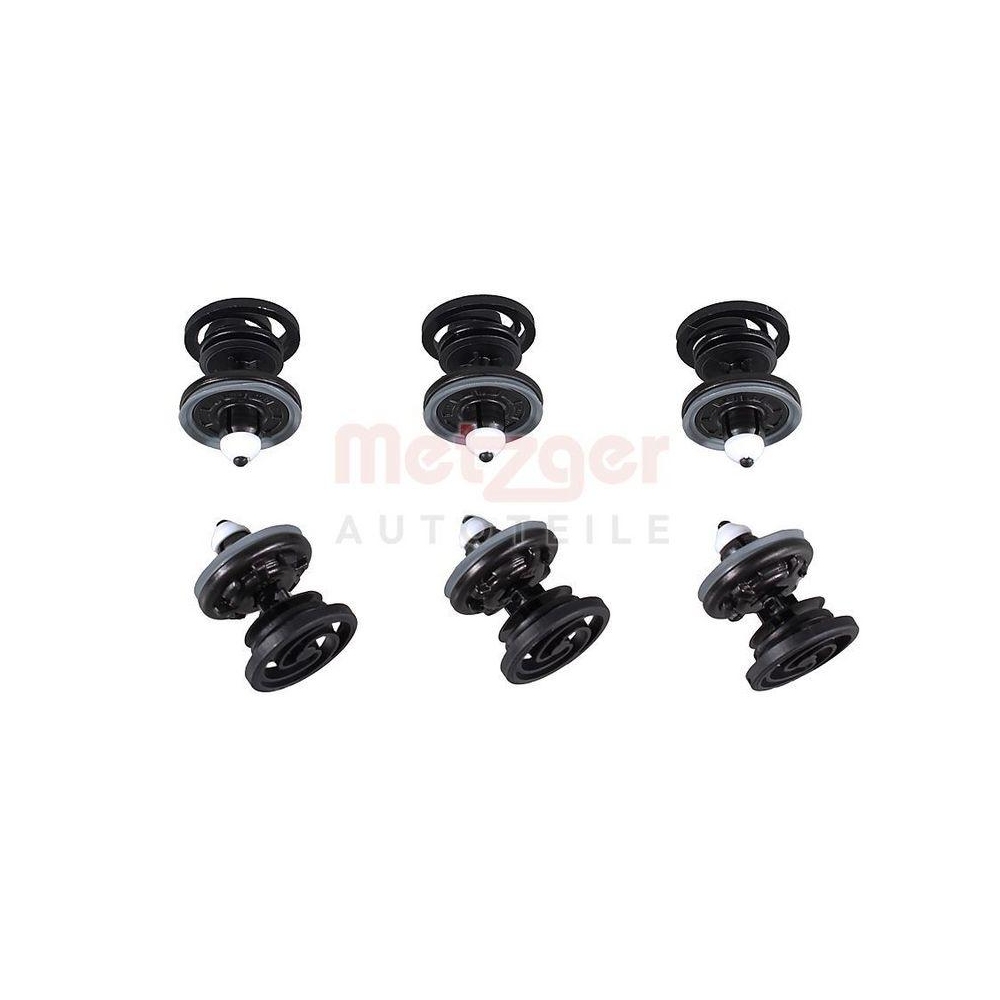 Halteclipsatz, Innenraumverkleidung METZGER 2280086 GREENPARTS für, Seitenwand