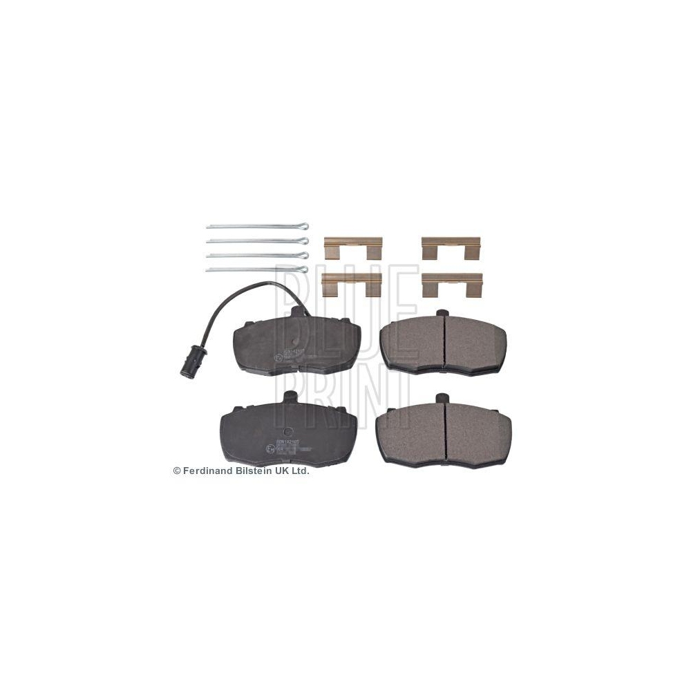 Bremsbelagsatz, Scheibenbremse BLUE PRINT ADN142165 f&uuml;r LAND ROVER, Vorderachse
