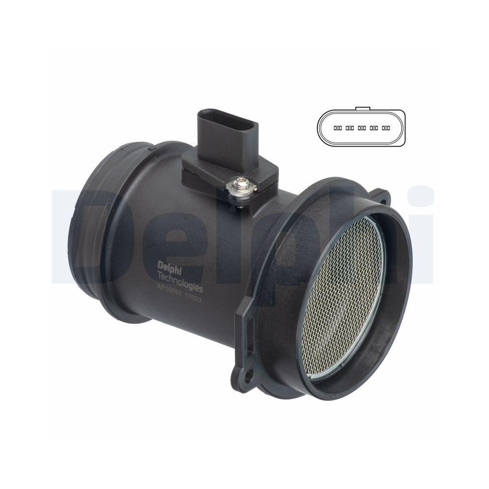 DELPHI AF10761-12B1 Luftmassenmesser f&uuml;r AUDI