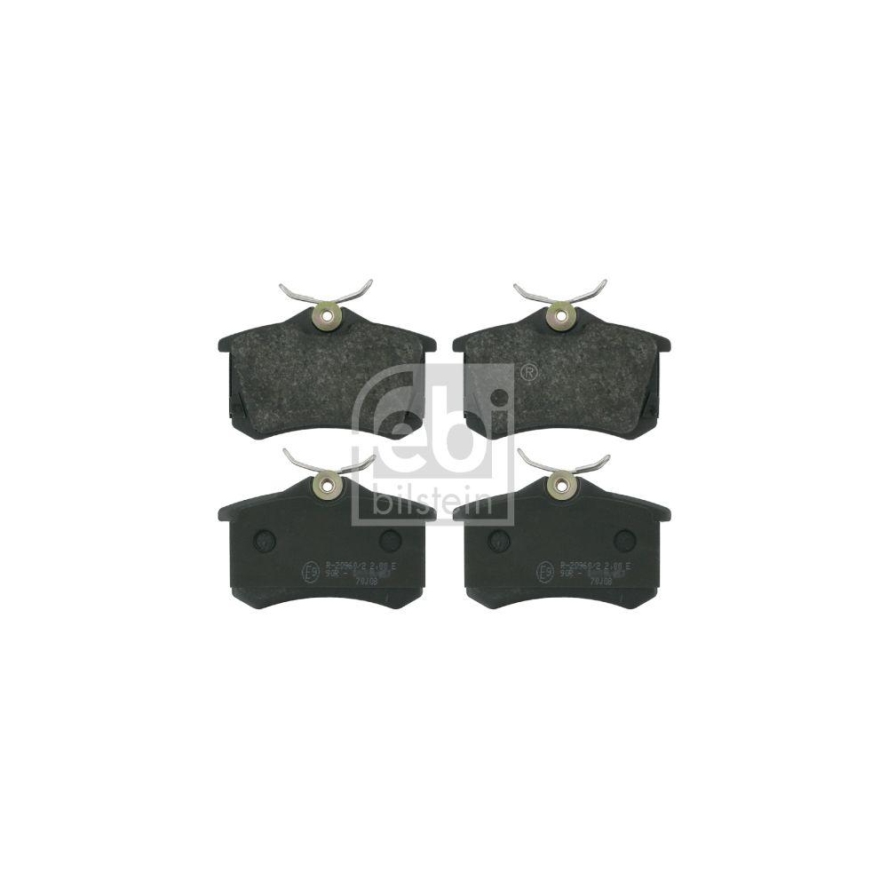 Bremsbelagsatz, Scheibenbremse FEBI BILSTEIN 16404 f&uuml;r AUDI SEAT SKODA VW