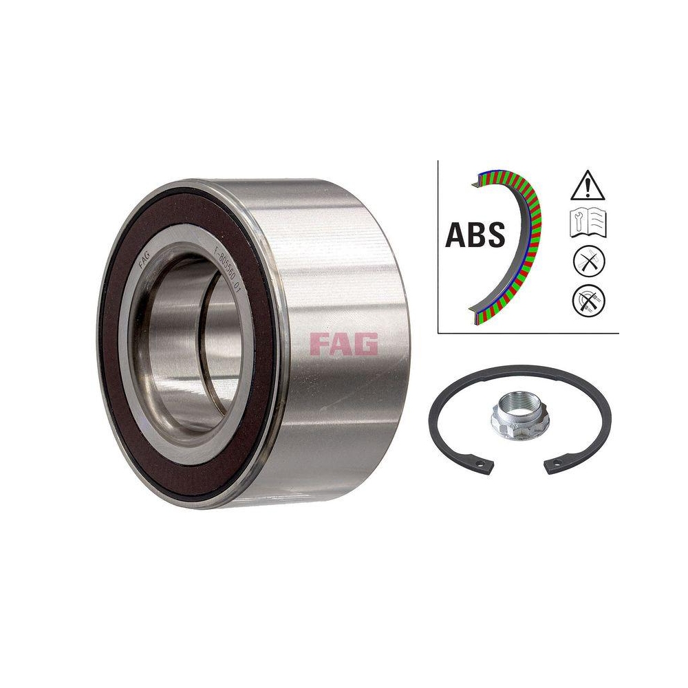 Radlagersatz Schaeffler FAG 713 6494 20 f&uuml;r BMW BMW (BRILLIANCE), Hinterachse