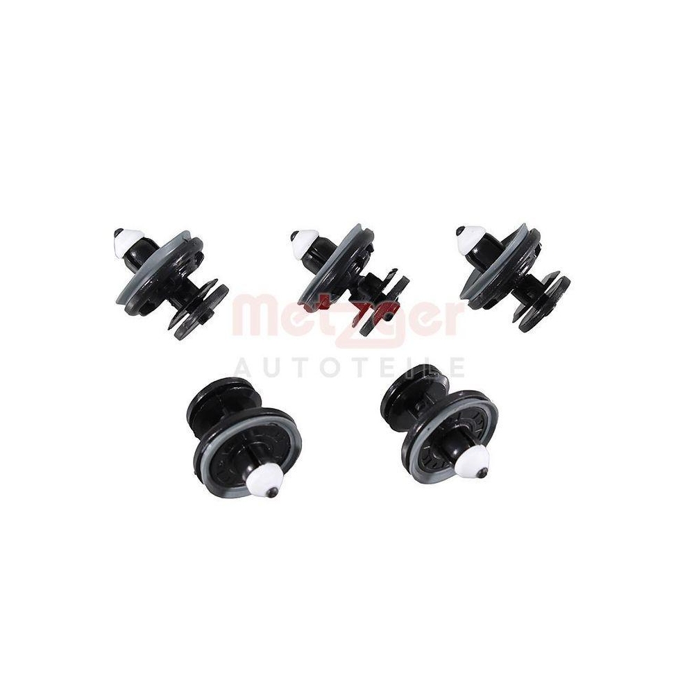 Halteclipsatz, Innenraumverkleidung METZGER 2280087 für, Seitenwand, hinten