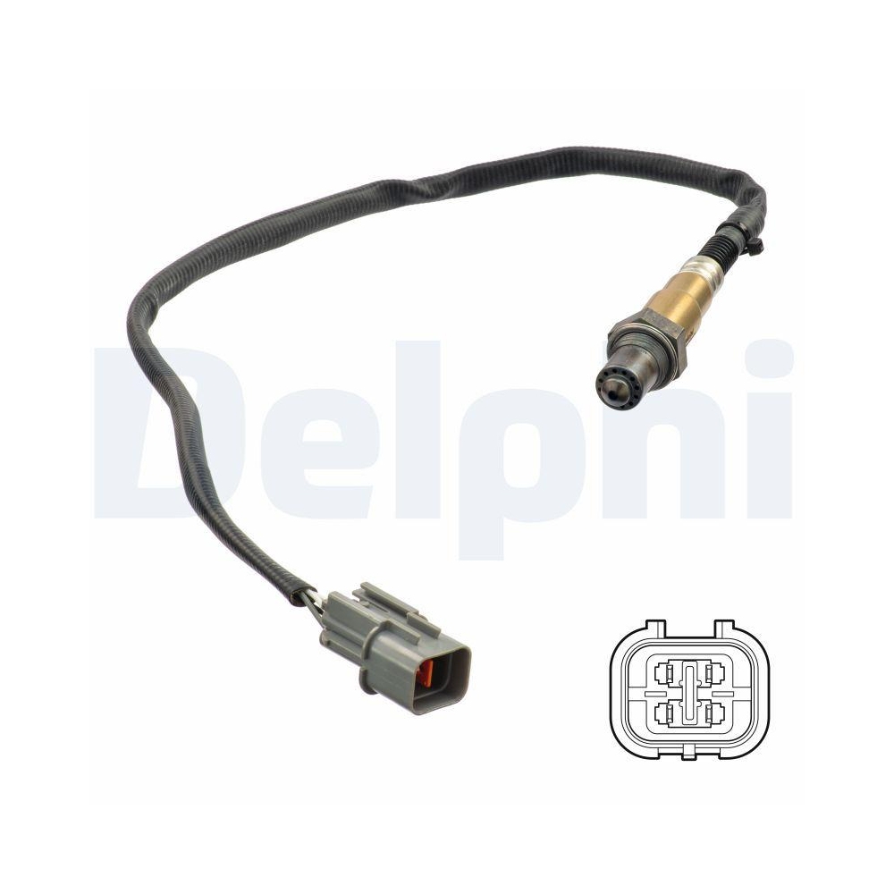 DELPHI ES21274-12B1 Lambdasonde f&uuml;r HYUNDAI, nach Katalysator