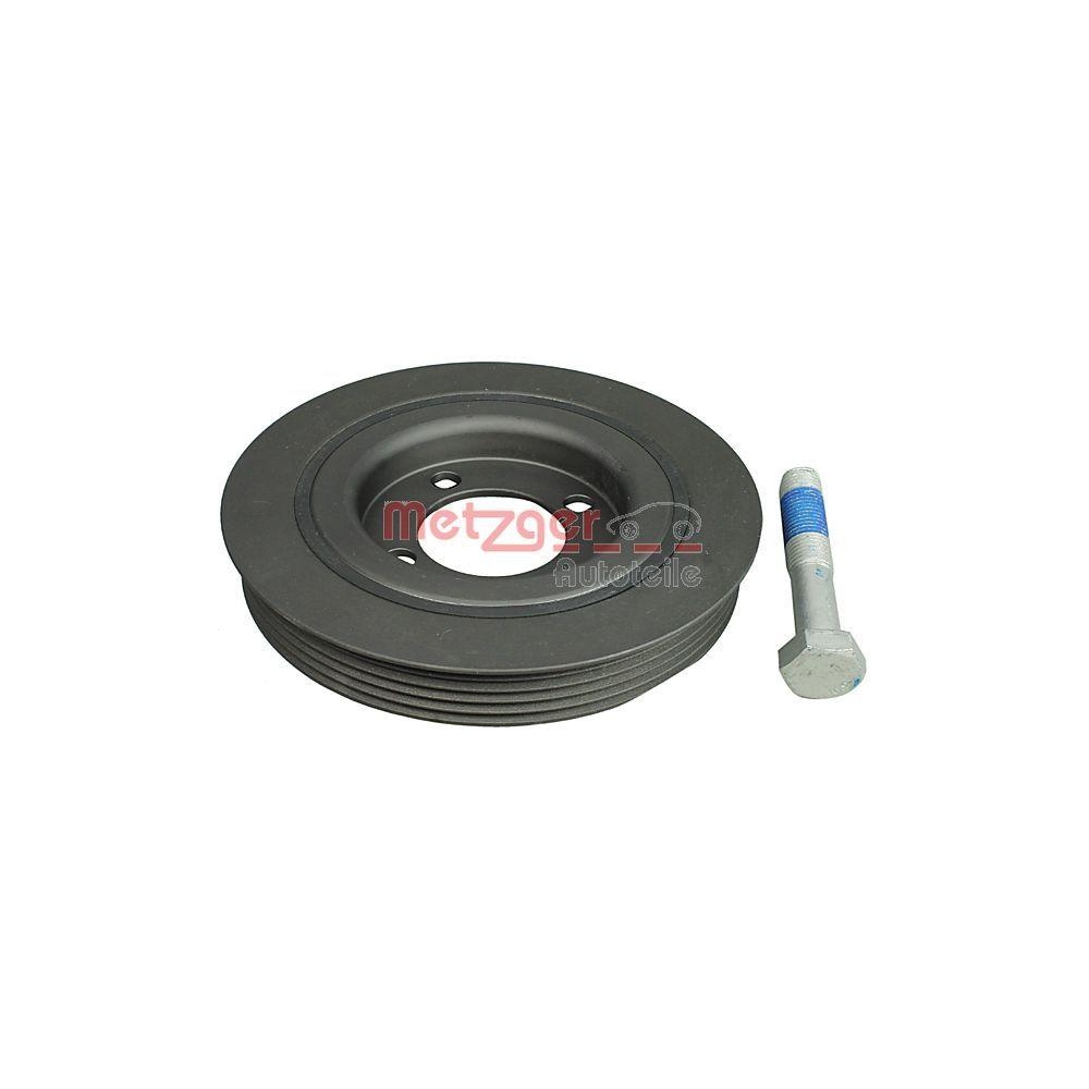 Riemenscheibe, Kurbelwelle METZGER 6400013 KIT + f&uuml;r CITRO&Euml;N PEUGEOT