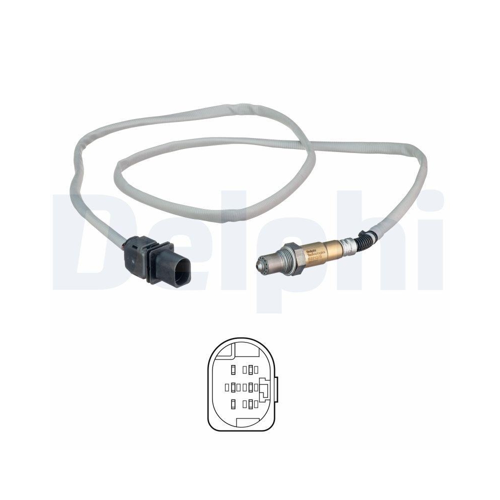 DELPHI ES21275-12B1 Lambdasonde f&uuml;r BMW, f&uuml;r niedrigverdichtete Motoren