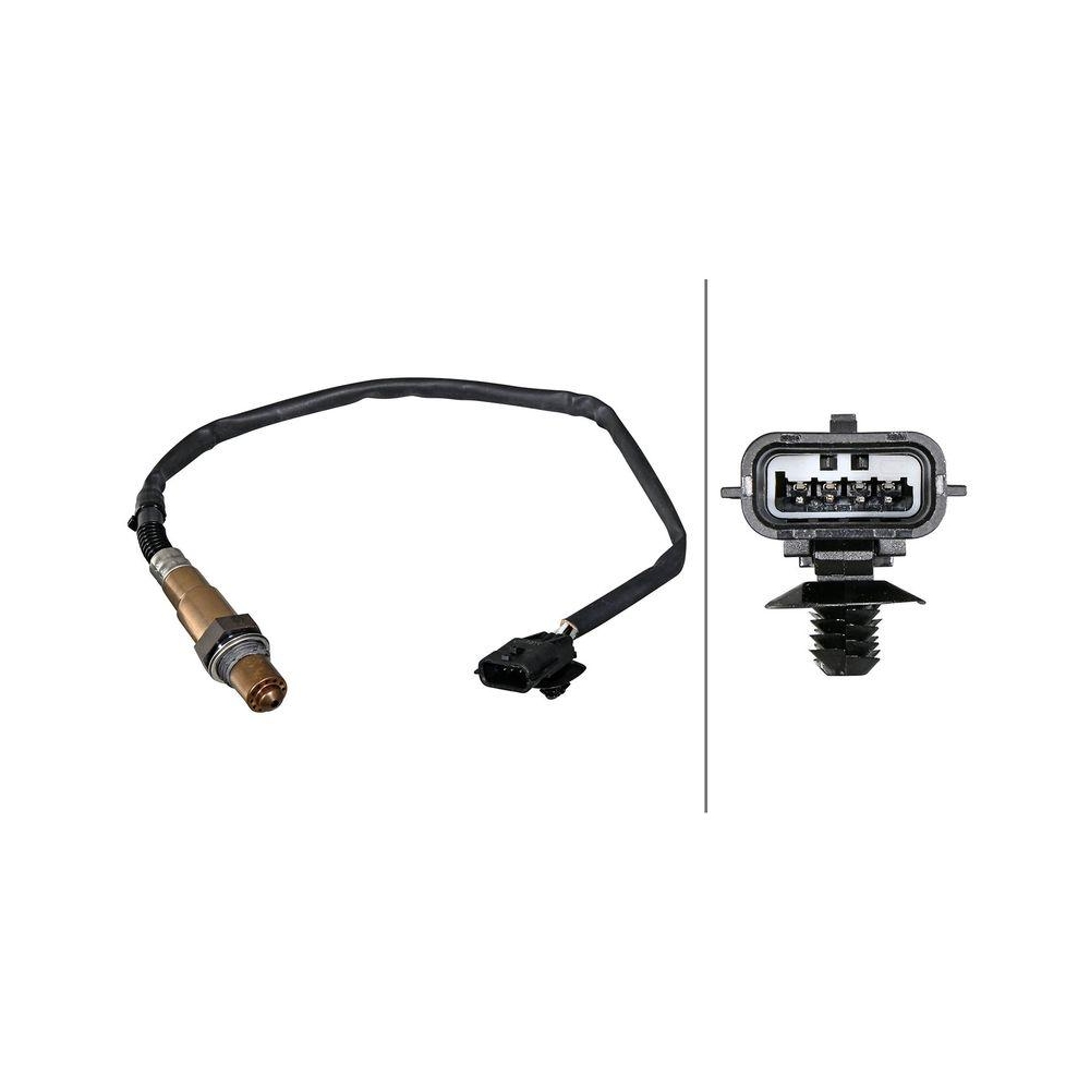 HELLA Lambdasonde 6PA 358 221-301 f&uuml;r RENAULT, nach Katalysator, vor Katalysator