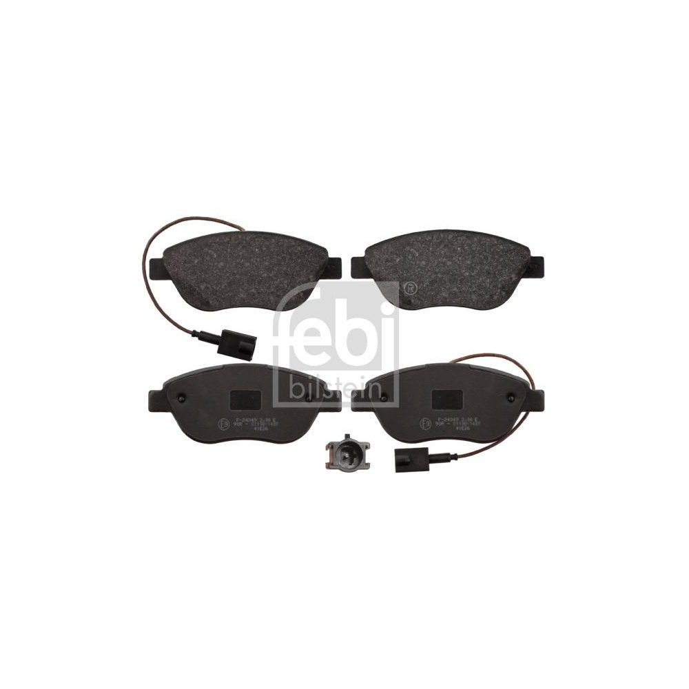 FEBI BILSTEIN Bremsbelagsatz, Scheibenbremse 116057 f&uuml;r FIAT LANCIA OPEL ABARTH