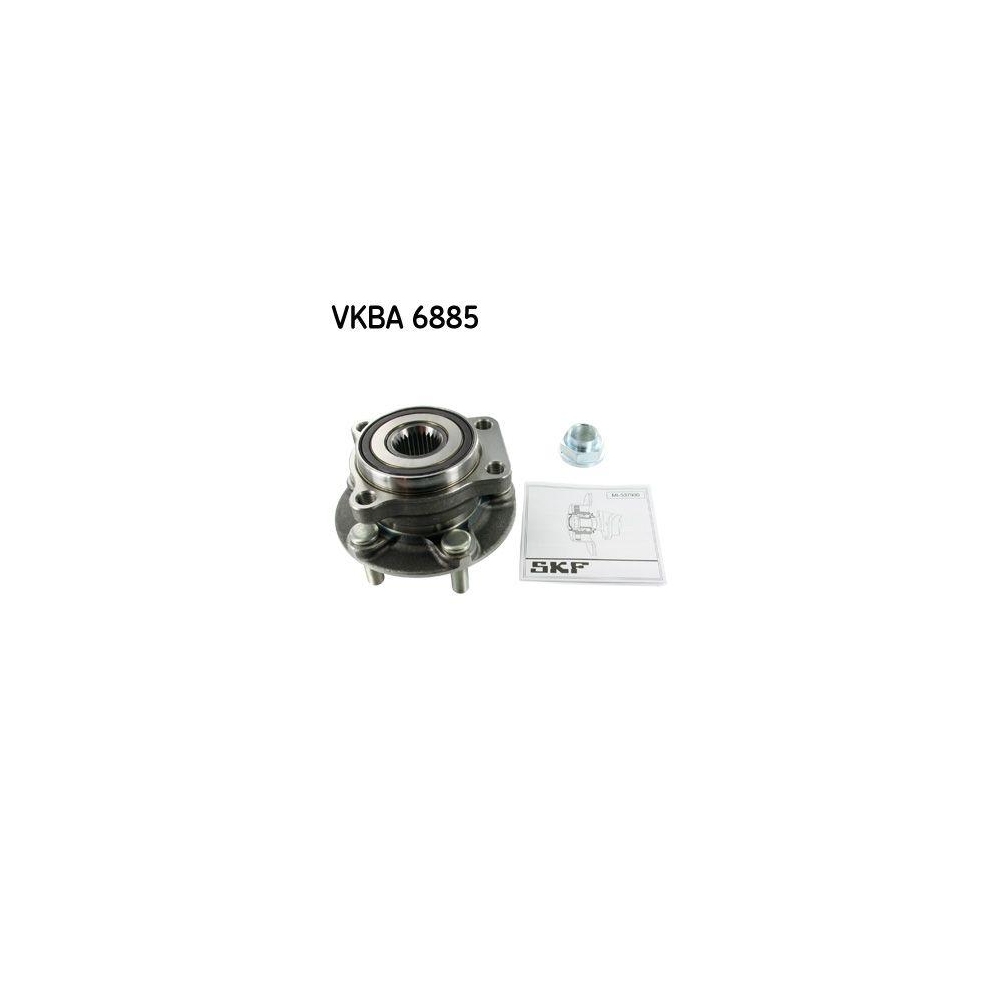 Radlagersatz SKF VKBA 6885 f&uuml;r SUBARU, Vorderachse