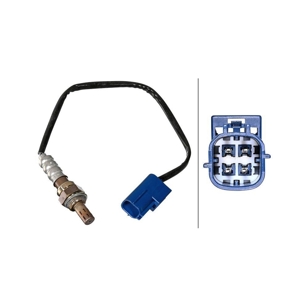 HELLA Lambdasonde 6PA 358 221-311 f&uuml;r NISSAN INFINITI, nach Katalysator