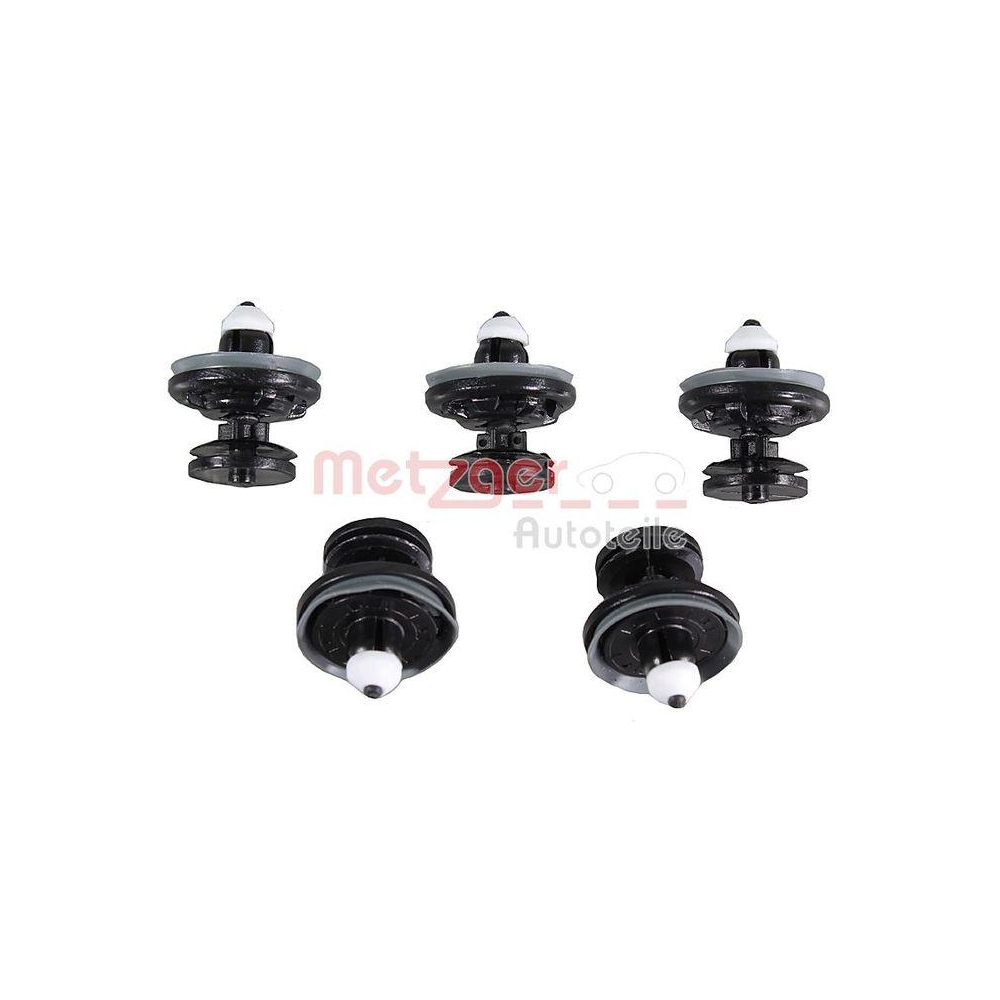 Halteclipsatz, Innenraumverkleidung METZGER 2280091 für, Seitenwand, hinten