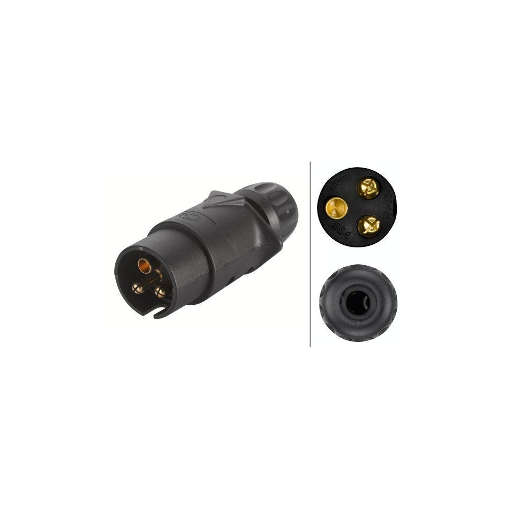 HELLA Stecker 8JA 002 263-031 für AEBI FRUEHAUF MAN SCANIA JAEGER LIEBHERR KÖGEL