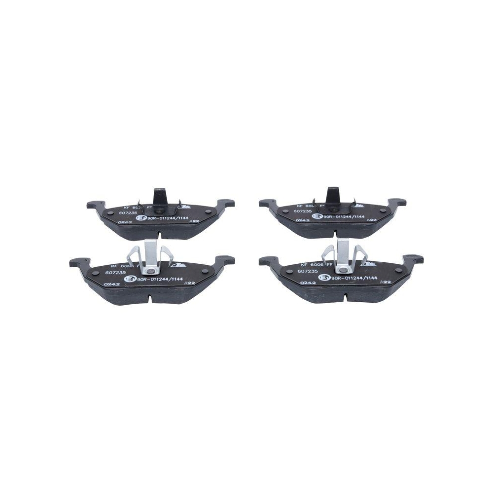 Bremsbelagsatz, Scheibenbremse ATE 13.0460-7235.2 f&uuml;r FORD MAZDA, Hinterachse