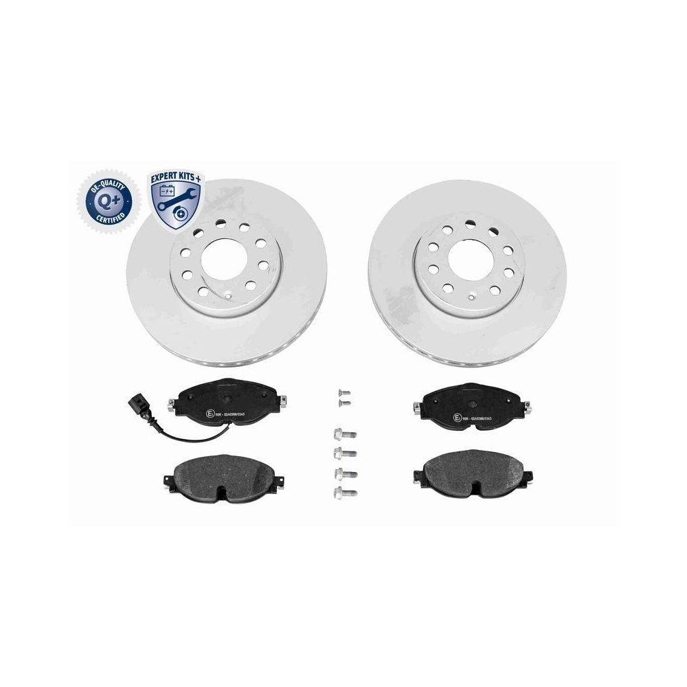 Bremsensatz, Scheibenbremse VAICO V10-7597 EXPERT KITS + f&uuml;r AUDI SEAT SKODA VW