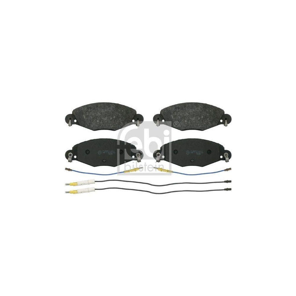 FEBI BILSTEIN Bremsbelagsatz, Scheibenbremse 16419 f&uuml;r CITRO&Euml;N, Vorderachse