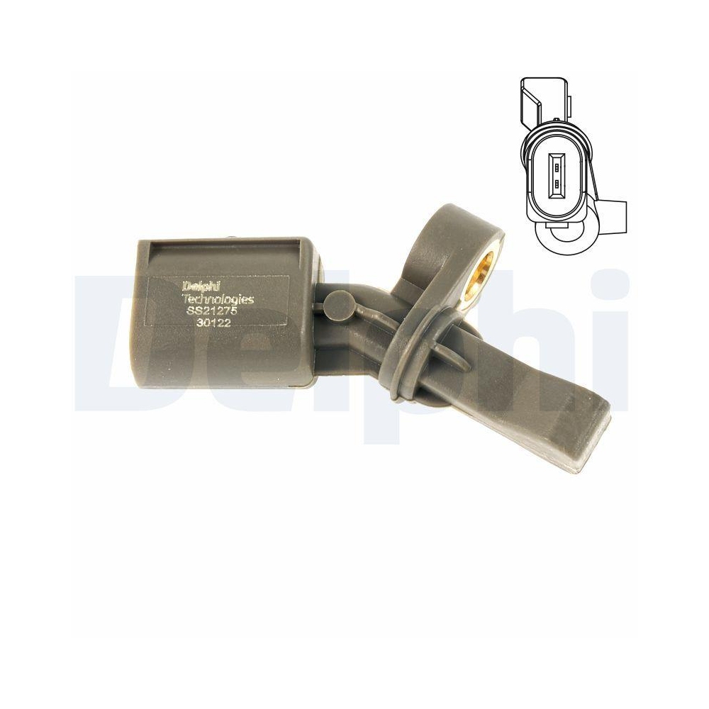 DELPHI SS21275-12B1 Sensor, Raddrehzahl f&uuml;r AUDI SEAT SKODA VW