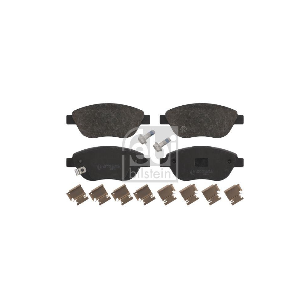 FEBI BILSTEIN Bremsbelagsatz, Scheibenbremse 16630 f&uuml;r FIAT OPEL VAUXHALL