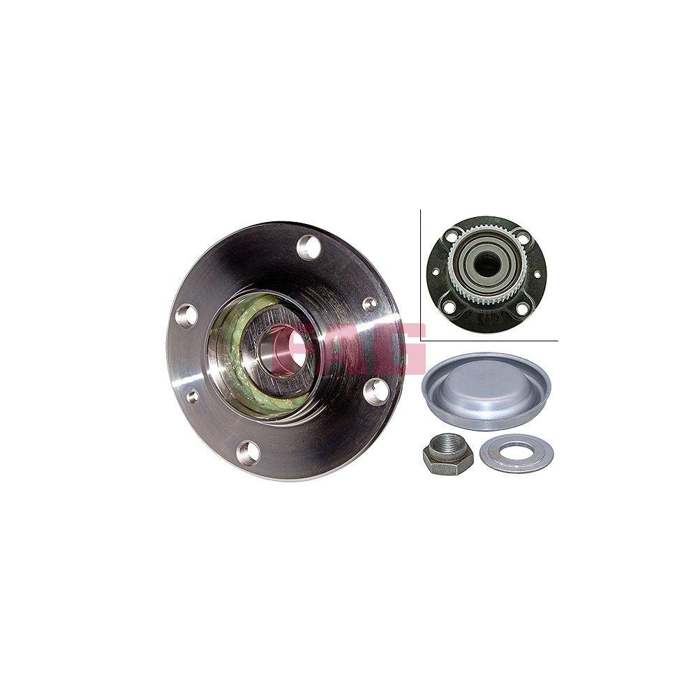 Radlagersatz Schaeffler FAG 713 6500 40 f&uuml;r CITRO&Euml;N PEUGEOT, Hinterachse