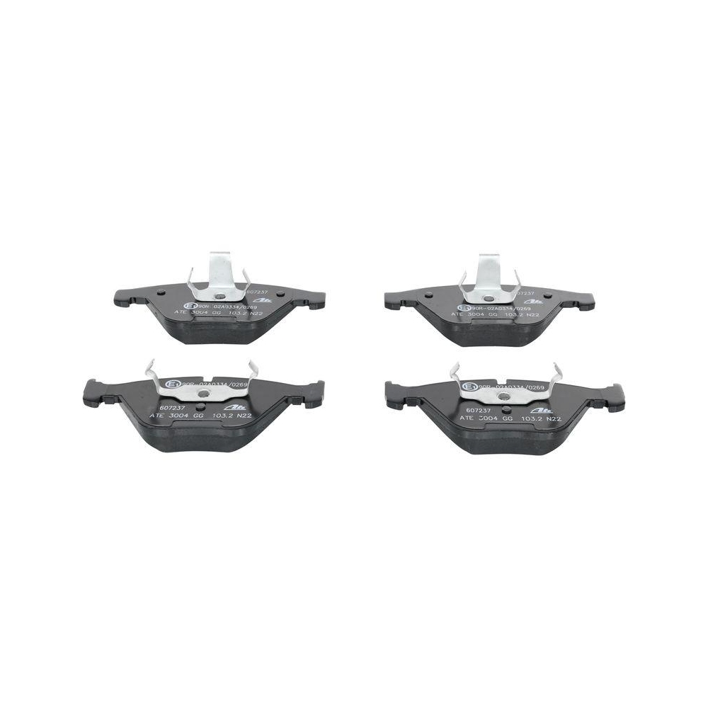 Bremsbelagsatz, Scheibenbremse ATE 13.0460-7237.2 f&uuml;r BMW, Vorderachse