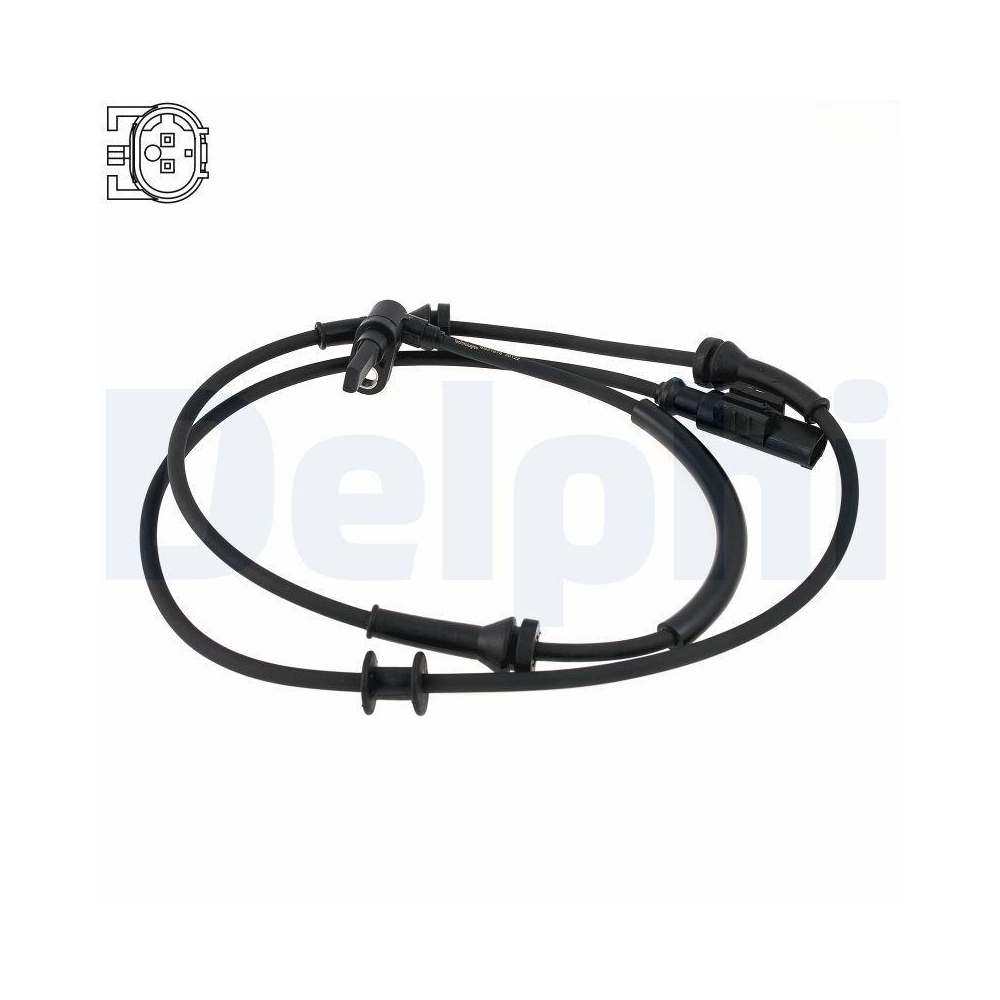 DELPHI SS21278-12B1 Sensor, Raddrehzahl f&uuml;r FIAT, Vorderachse