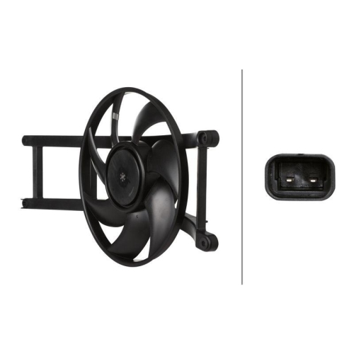 HELLA 8EW 366 421-211 L&uuml;fter, Motork&uuml;hlung f&uuml;r FIAT