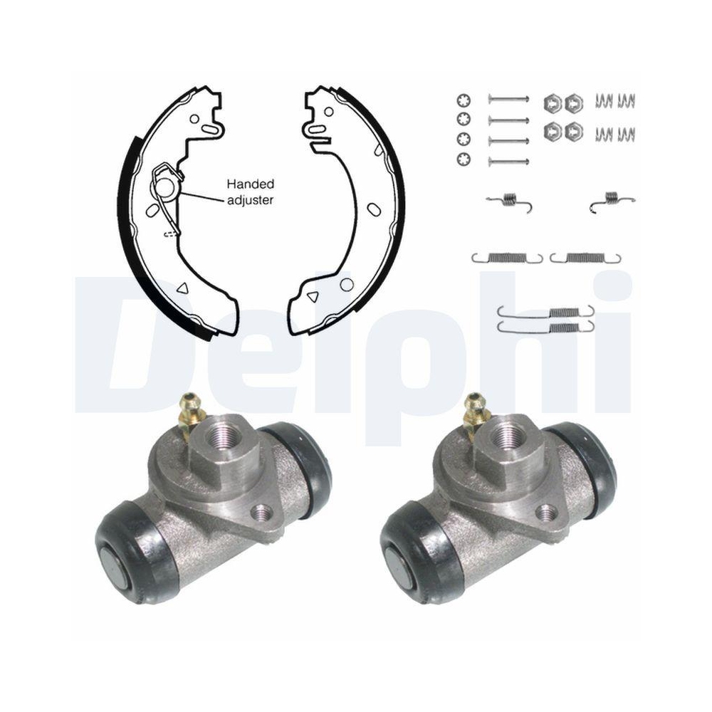 Bremsbackensatz DELPHI KP817 für, Hinterachse