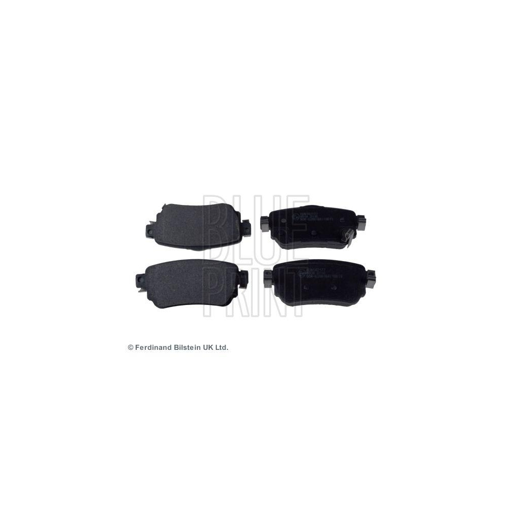 Bremsbelagsatz, Scheibenbremse BLUE PRINT ADN142177 f&uuml;r NISSAN RENAULT