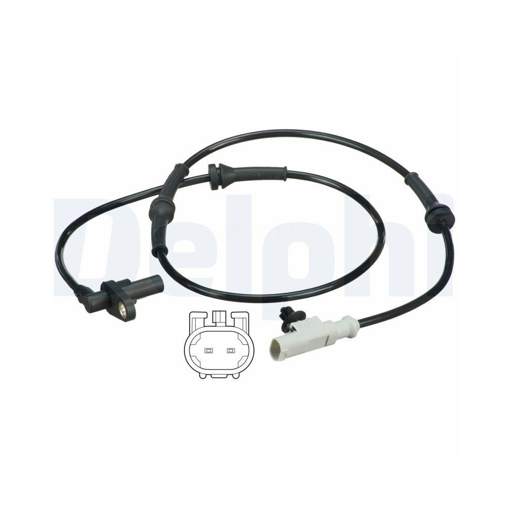 DELPHI SS20375 Sensor, Raddrehzahl f&uuml;r LAND ROVER, Vorderachse