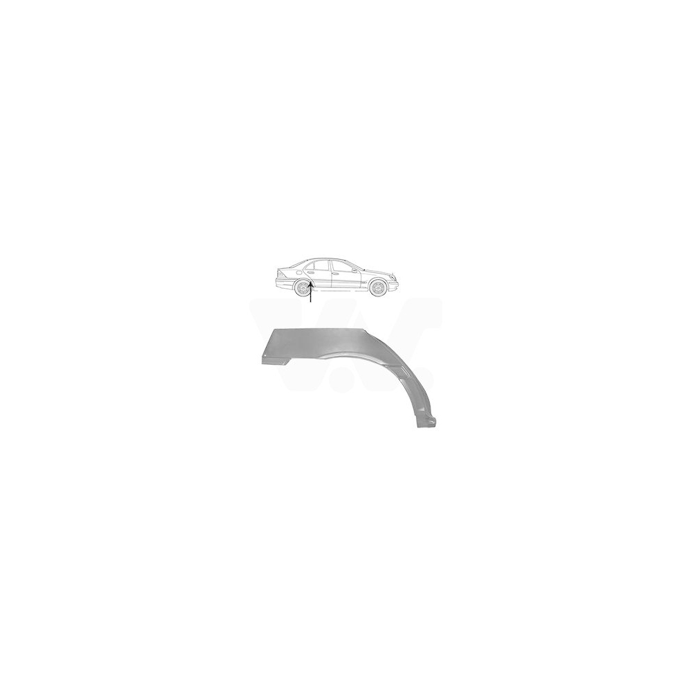 Seitenwand VAN WEZEL 3032148 für, hinten rechts