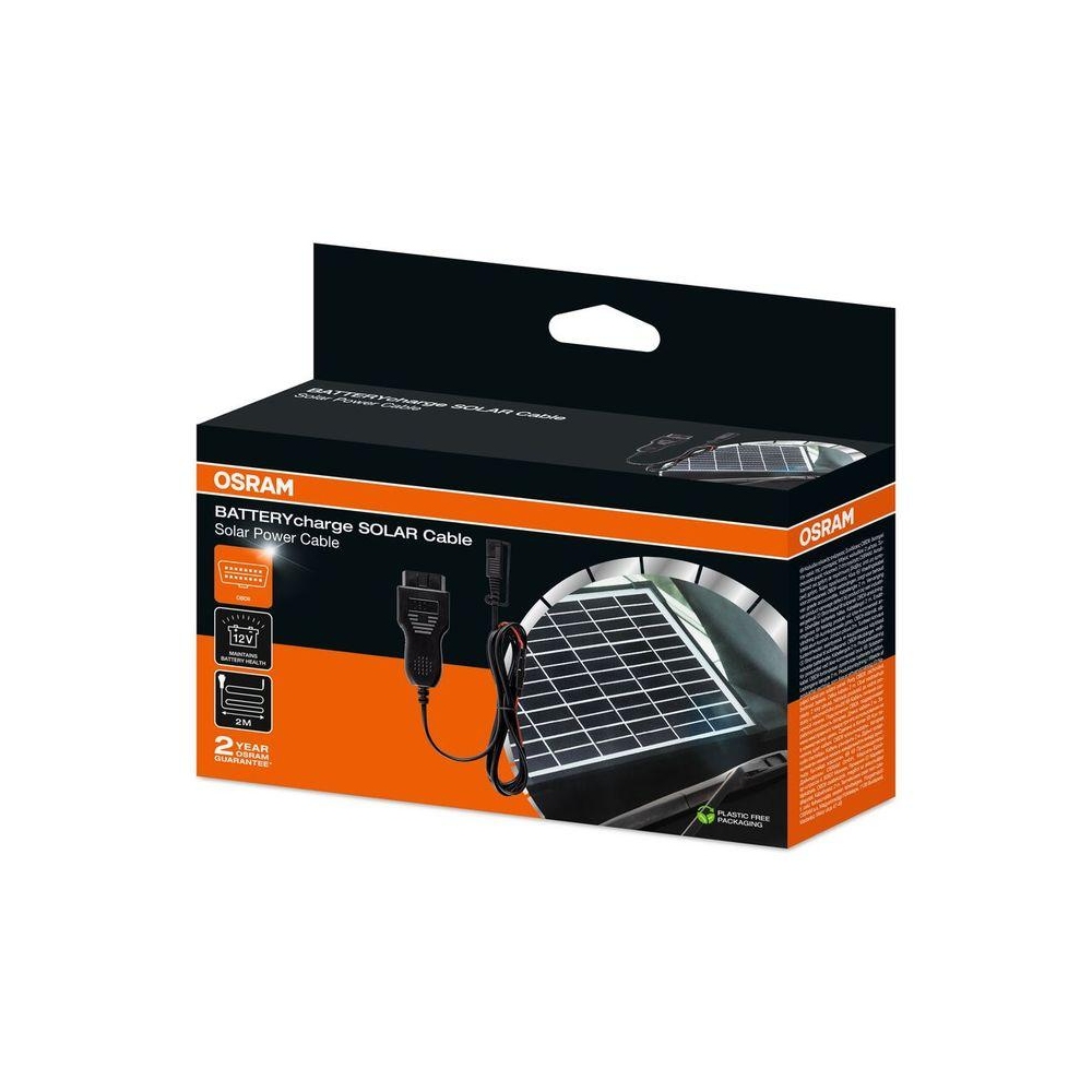 Batterieladegerät ams-OSRAM OSPOBD BATTERYcharge SOLAR Cable für