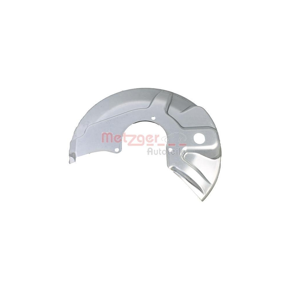 Spritzblech, Bremsscheibe METZGER 6115431 f&uuml;r AUDI VW, Vorderachse links