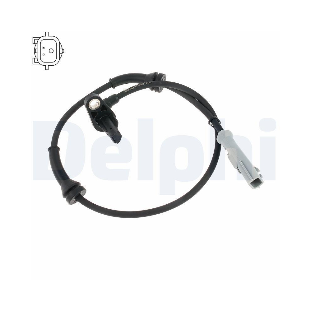 DELPHI SS21282-12B1 Sensor, Raddrehzahl f&uuml;r RENAULT, Hinterachse links