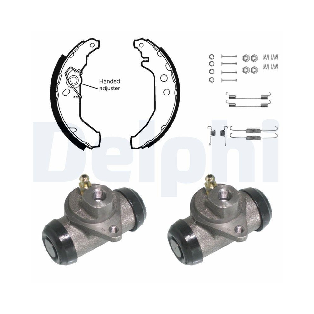 DELPHI KP824 Bremsbackensatz f&uuml;r, Hinterachse