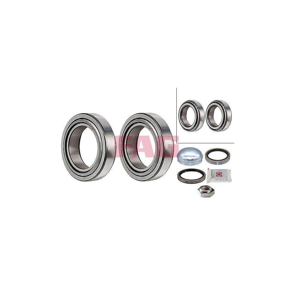 Radlagersatz Schaeffler FAG 713 6503 10 f&uuml;r CITRO&Euml;N FIAT PEUGEOT, Hinterachse