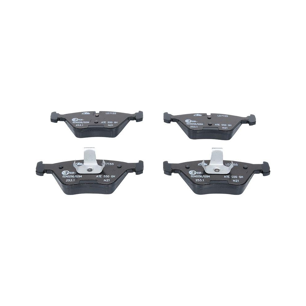 Bremsbelagsatz, Scheibenbremse ATE 13.0470-7155.2 ATE Ceramic f&uuml;r BMW MG ROVER