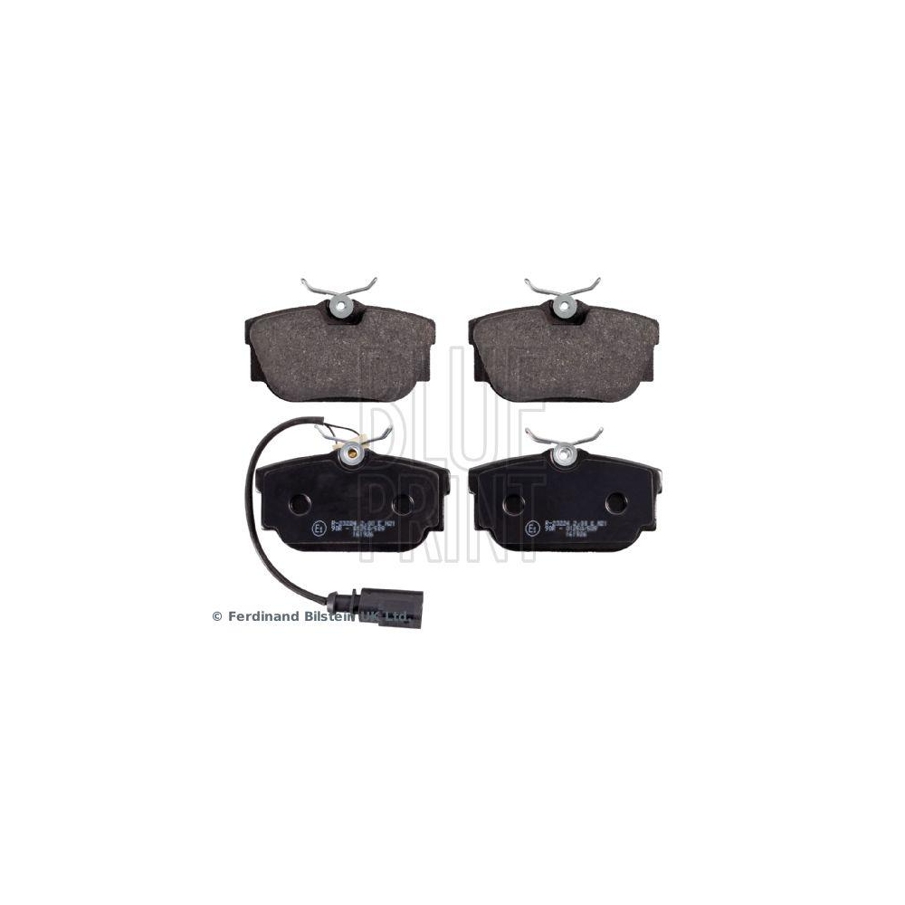 Bremsbelagsatz, Scheibenbremse BLUE PRINT ADV184238 f&uuml;r VW, Hinterachse