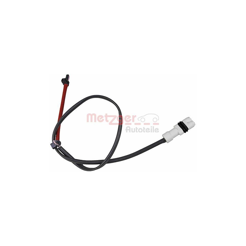 Warnkontakt, Bremsbelagverschlei&szlig; METZGER 1190217 f&uuml;r PORSCHE, Vorderachse