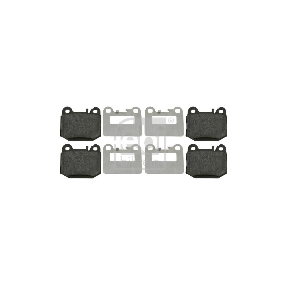 FEBI BILSTEIN Bremsbelagsatz, Scheibenbremse 16437 f&uuml;r MERCEDES-BENZ