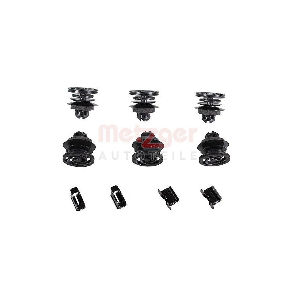 Halteclipsatz, Innenraumverkleidung METZGER 2280101 für, Türverkleidung, hinten