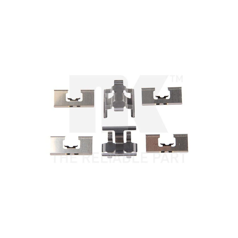 Zubehörsatz, Scheibenbremsbelag NK 7926091 für HONDA ROVER, Hinterachse